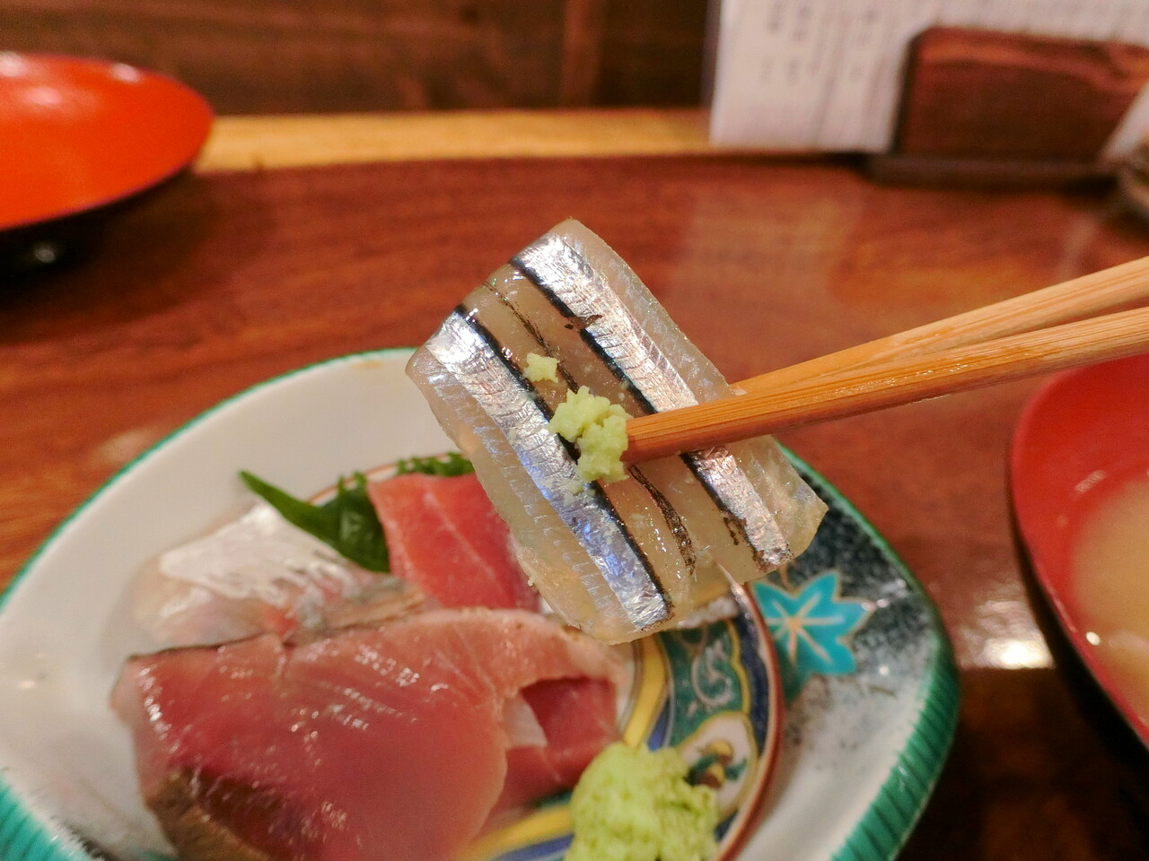 魚と酒 はなたれ 戸塚店 真あじフライと刺身5種定食 柴ポチダイアリー