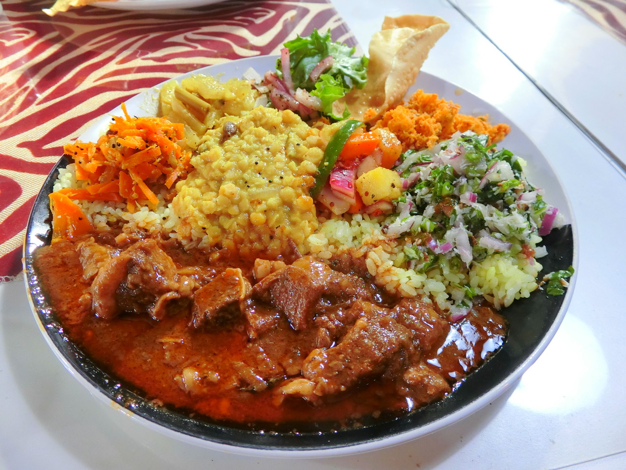 スリランカ料理店 シナモンガーデン スリランカスタイルワンプレート 柴ポチダイアリー スリランカ料理店 シナモンガーデン スリランカスタイルワンプレート 柴ポチダイアリー