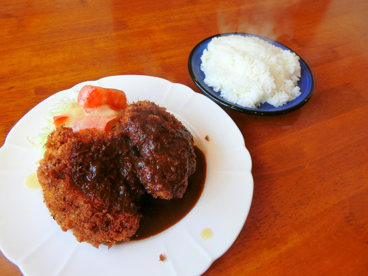 レストラン クレソン ビーフメンチカツ 柴ポチダイアリー