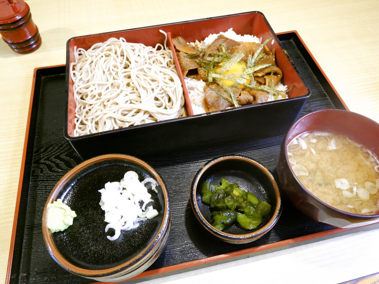 そば処 八十一 汲沢店 ～ スタミナ丼セット : 柴ポチダイアリー