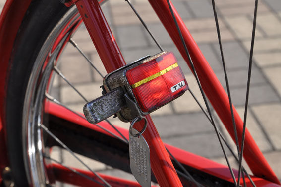 自転車 鍵 サビ