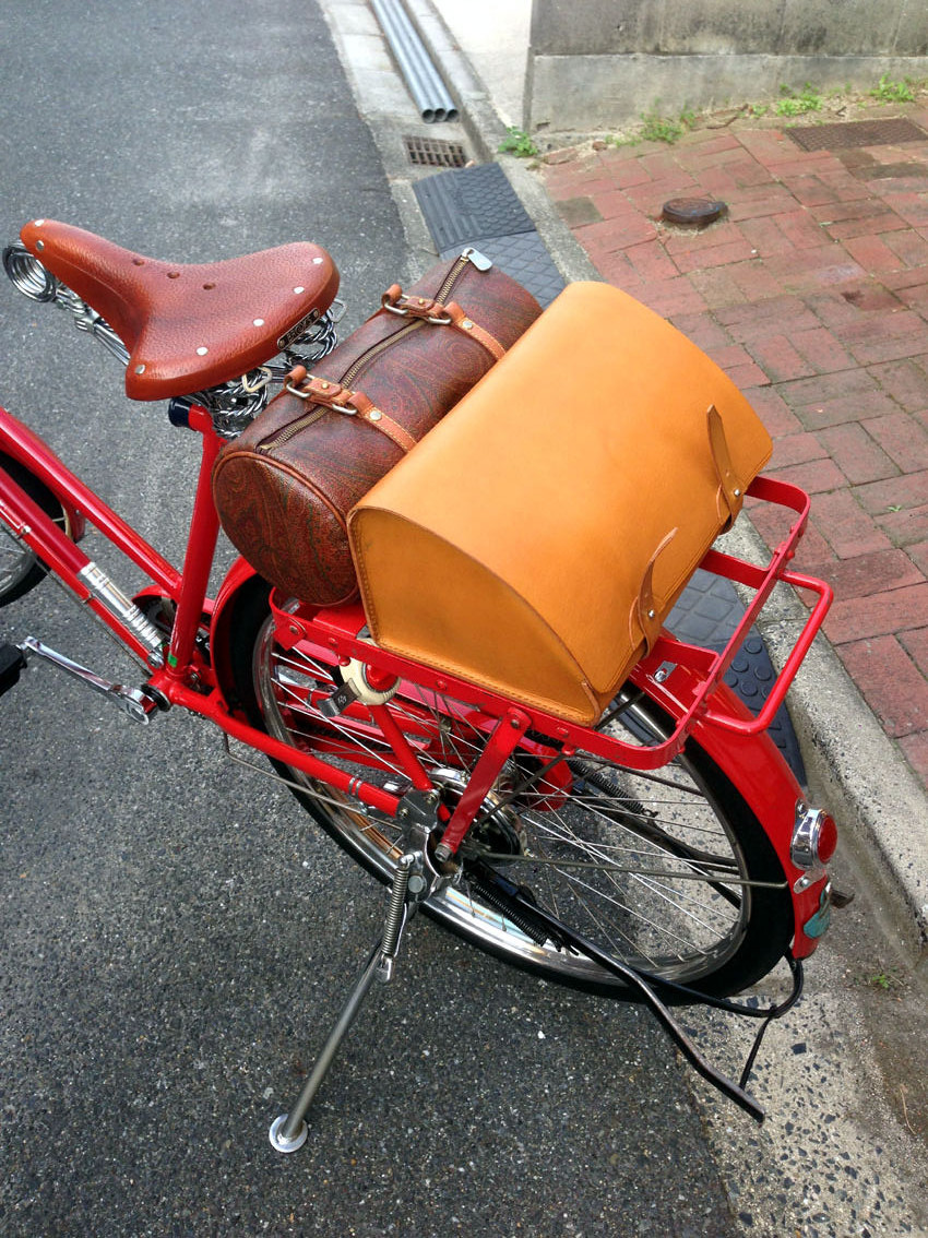 世界初！？ロッドブレーキ実用車（自転車）用 トランク・バッグ
