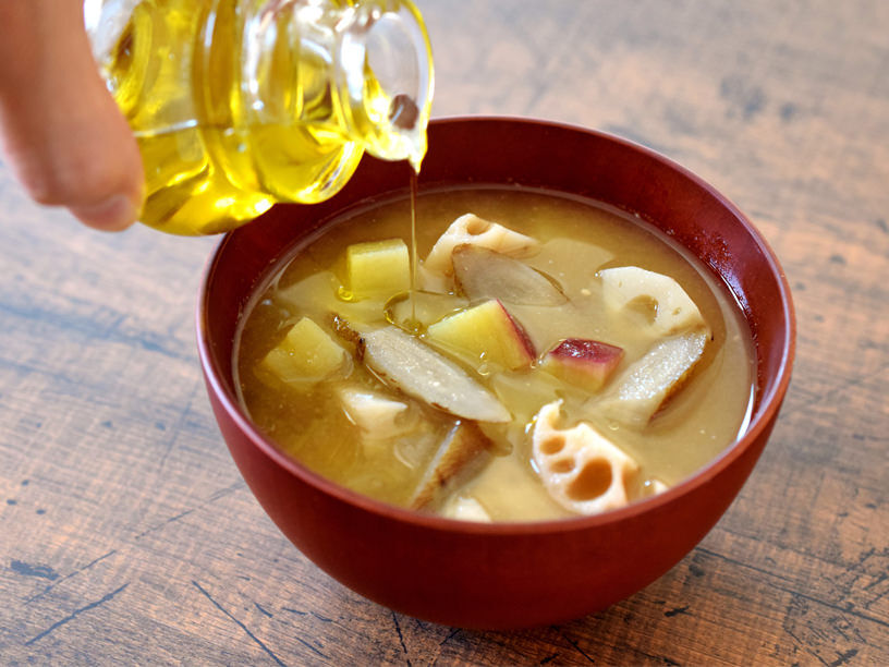 味噌汁 にココナッツオイルを入れるのがマイブーム Natural Vege Life 味噌汁 にココナッツオイルを入れるのがマイブーム Natural Vege Life