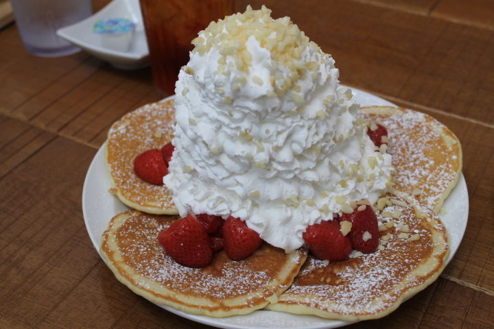 京都 エッグスンシングスの山盛りホイップパンケーキ 滋賀暮らし