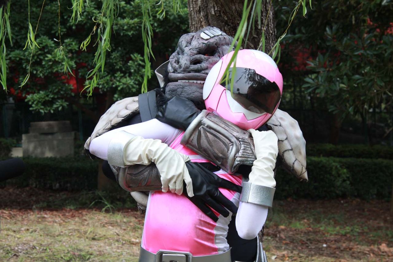 戦隊ヒロインｖｓ悪の女幹部 強大戦隊セイバー３ 魔王女ディーメスの恐怖 セイバーピンク絶対絶命 スチール１です Torturer S Feast