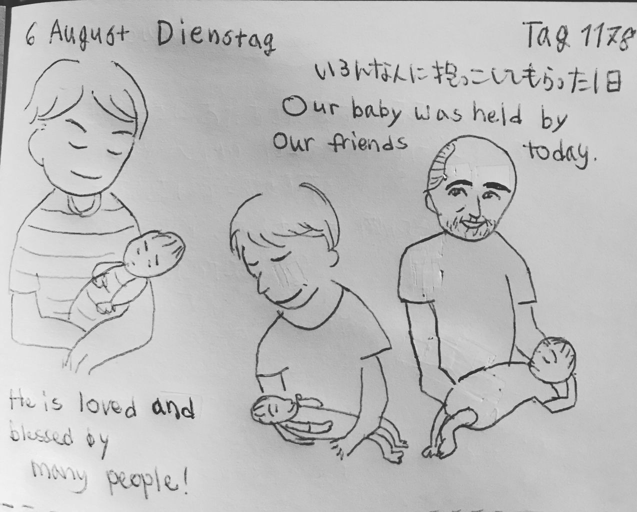 絵日記まとめ 8 5 8 11 19 と 妊活お守りの赤富士 ドイツ 天然暮らし