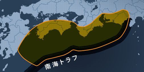 【画像】南海トラフ、最大で津波34m・・・