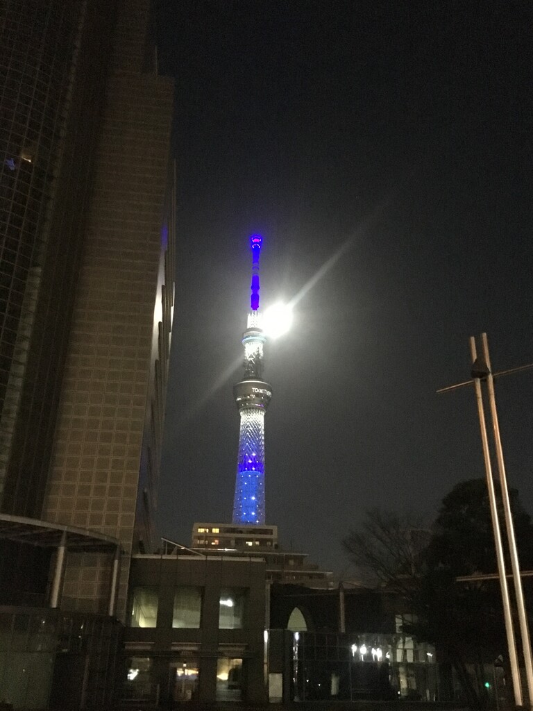 21 2 27 スカイツリーとスノームーン 鹿美の秘密の部屋