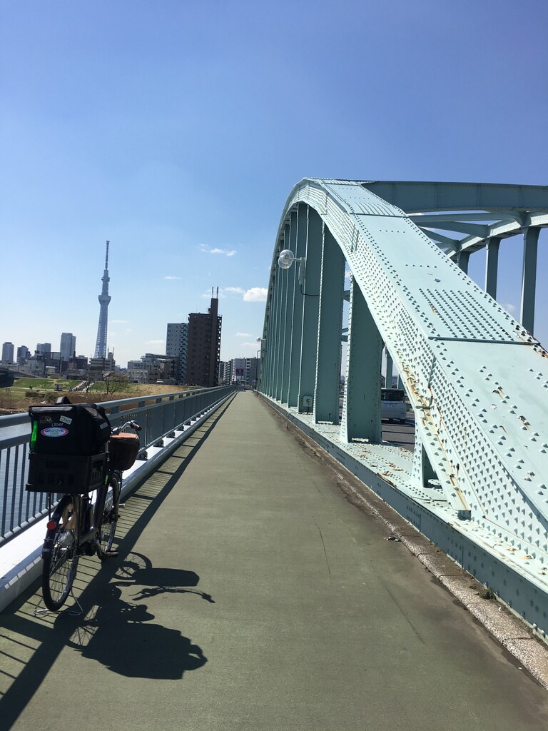 自転車のある風景 四ツ木橋 鹿美の秘密の部屋
