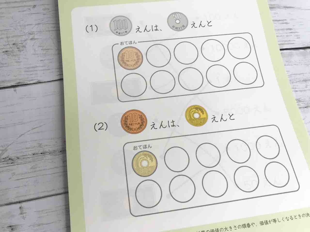 七田式 知力ドリル おかね で お金の数え方 計算を実践的に学ぶ えくぼとねこっけ 七田式 知力ドリル おかね で お金の数え方 計算を実践的に学ぶ えくぼとねこっけ