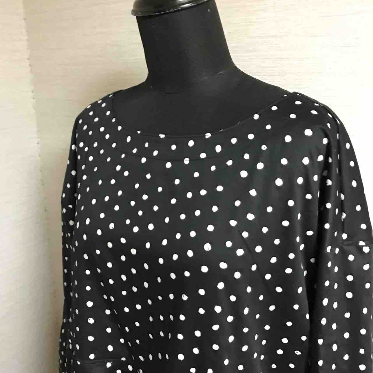 Naniiroサテンpochoで Fabric Birdさんのタックワンピース Pui Pui Pui