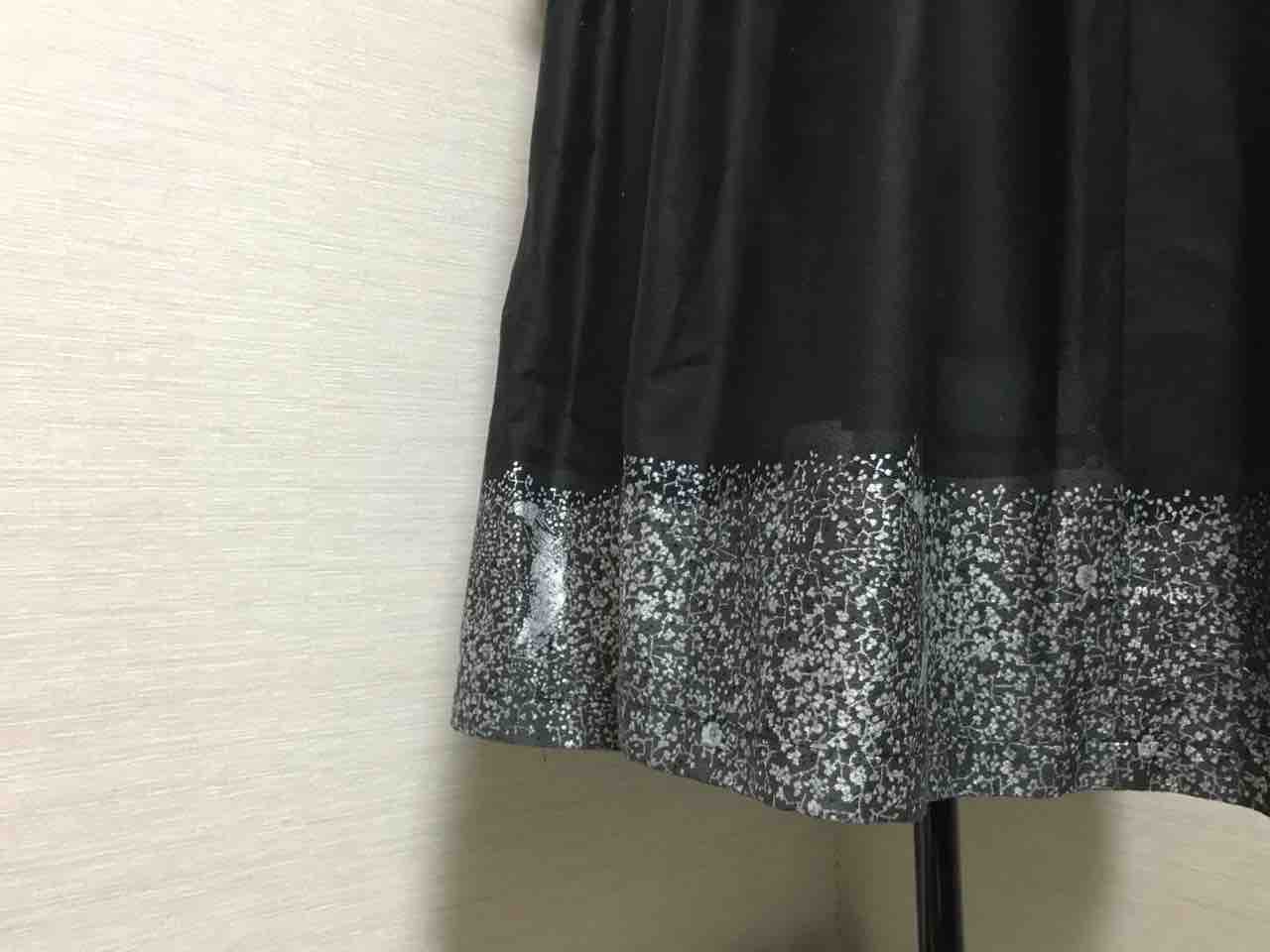 卒園式用に作ったタックワンピース Naniiroのドビー生地はラメ部分がポイント Pui Pui Pui