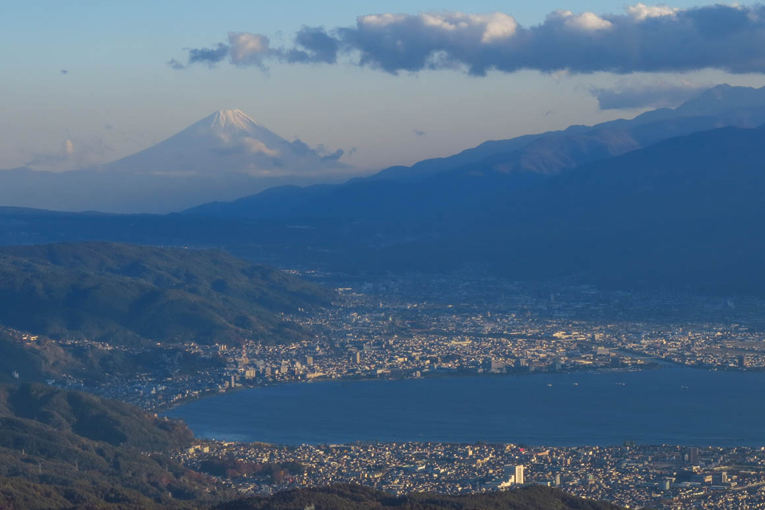 夕暮れの高ボッチ高原 四季彩ペダル