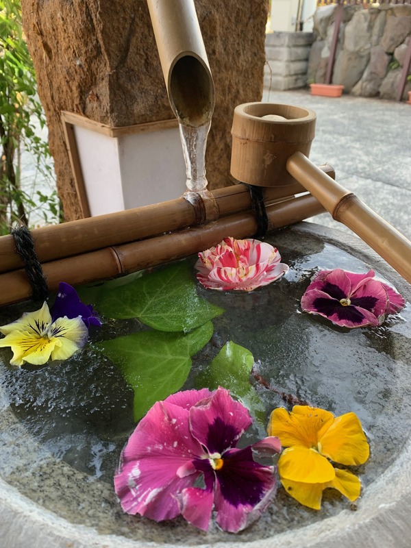 はな村ししおどし冬