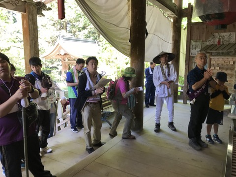 大宝寺での参拝