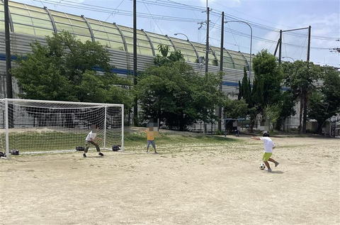 サッカーゴール写真１