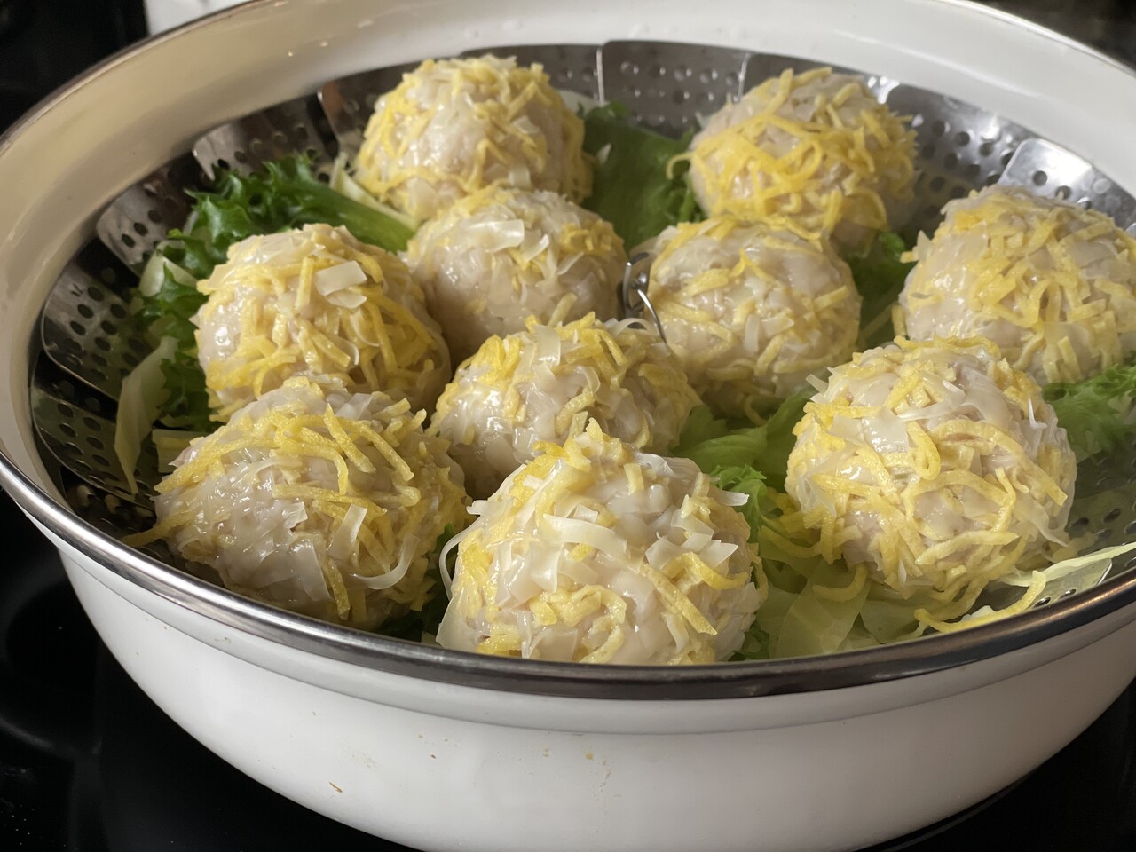 アレで下味省略 包まない コロコロかわいい お弁当にもオススメな２色の花シュウマイ 簡単 節約 おしゃレシピ Shimaのオウチカフェ Powered By ライブドアブログ