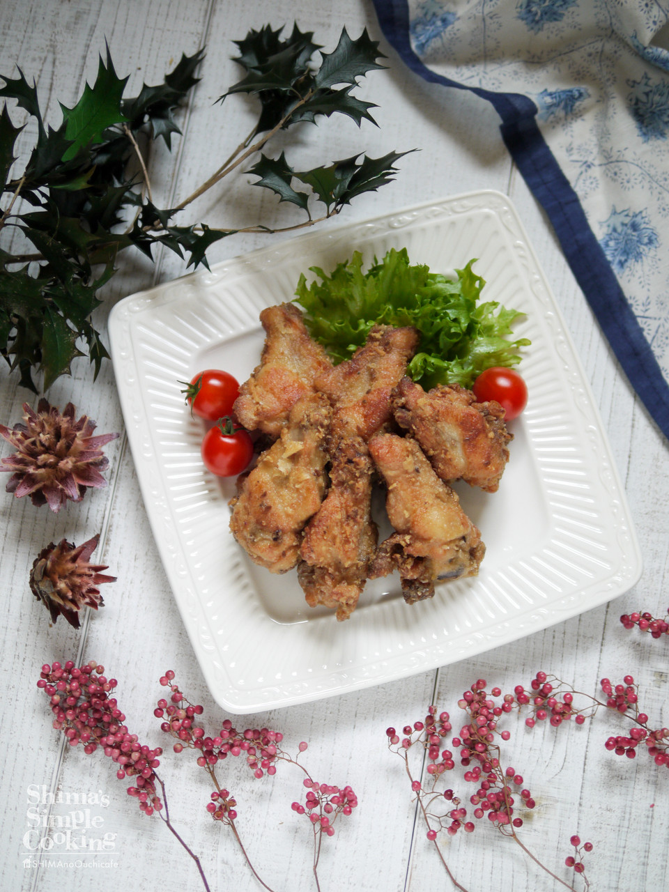 クリスマスに パーティに味付け超楽ちんチキン 手羽元のフライドチキン 揚げ物が油臭くならないコツ 簡単 節約 おしゃレシピ Shimaのオウチカフェ Powered By ライブドアブログ