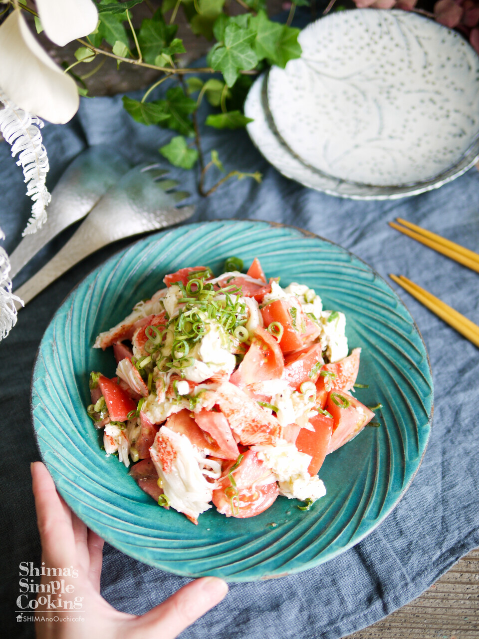 ひんやりワインを冷やしときたくなるトマトの食べ方 トマトとカニカマの和風カプレーゼ 簡単 節約 おしゃレシピ Shimaのオウチカフェ Powered By ライブドアブログ