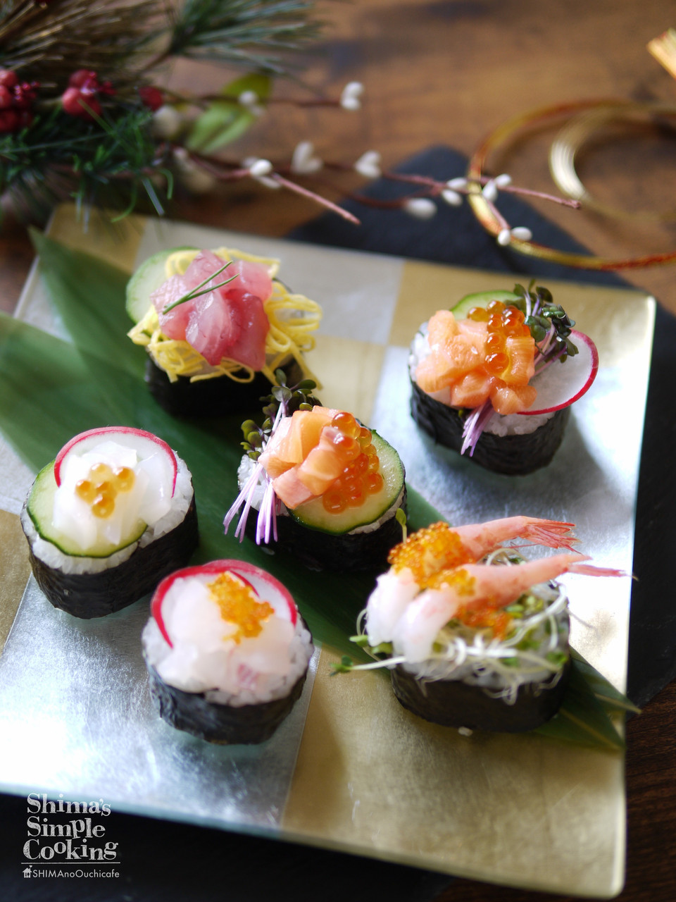 お洒落で簡単 巻いて乗せるだけ 忘年会 新年のお祝いに フォトジェニックお寿司 簡単 華やか のっけ巻寿司 簡単 節約 おしゃレシピ Shimaのオウチカフェ Powered By ライブドアブログ