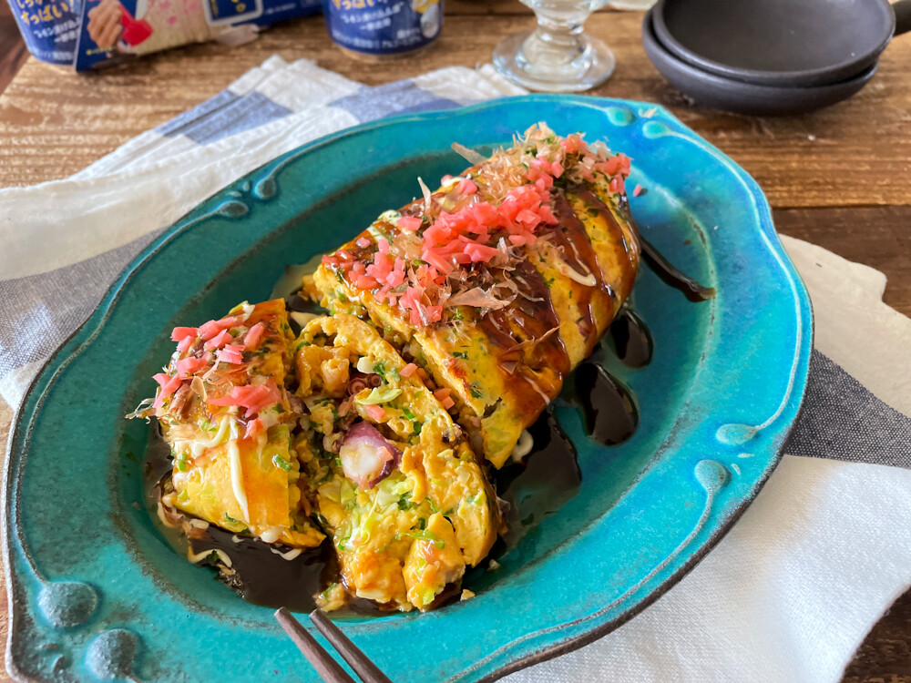 参照。焼いた鮎にオムレツくん　レシピシリーズ 居酒屋産にありそうメニューシリーズ（笑）たこ焼き風味な出汁巻き