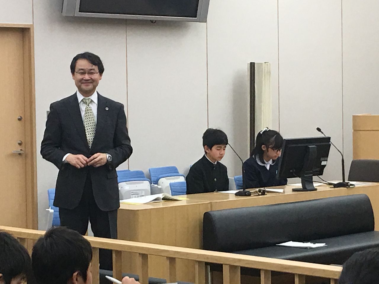 佐藤力(さとうつとむ)の弁護士活動日記:松江地裁で小学生模擬裁判を行いました