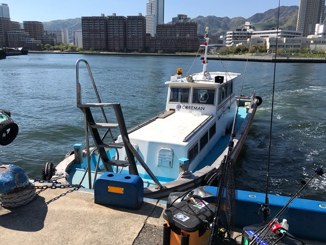 大阪湾渡船屋さん乗り方まとめ 神戸沖堤防群に渡している神戸渡船さん編 いつ以来 タモを使っていないだろう