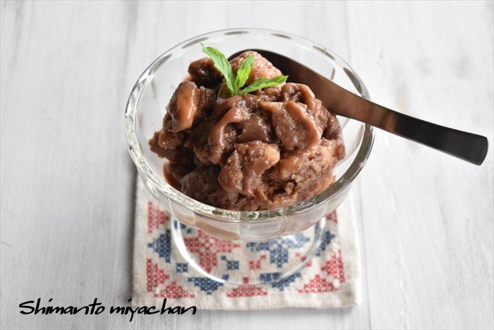 ポリ袋１つでok 材料３つで ヘルシー豆乳ココアバナナアイス 四万十住人の 簡単料理ブログ Powered By ライブドアブログ