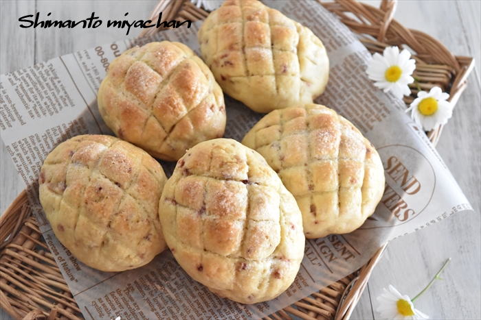 市販のバターロール ホットケーキミックスでいちごメロンパン風 四万十住人の 簡単料理ブログ Powered By ライブドアブログ