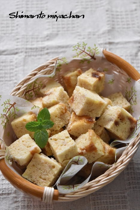 レンジで４分 きなこバナナの蒸しケーキ 四万十住人の 簡単料理ブログ Powered By ライブドアブログ