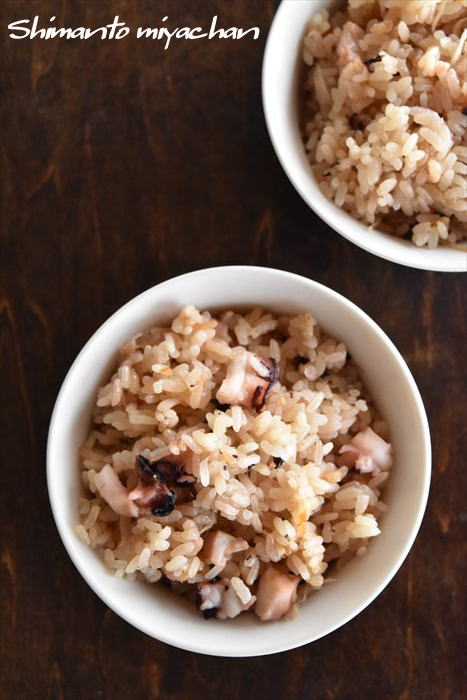 新しょうがとタコの炊き込みご飯 四万十住人の 簡単料理ブログ Powered By ライブドアブログ