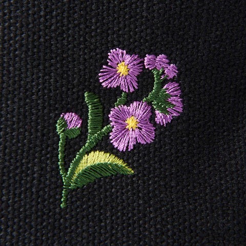 繊細なお花刺繍のランチトートバッグ 3