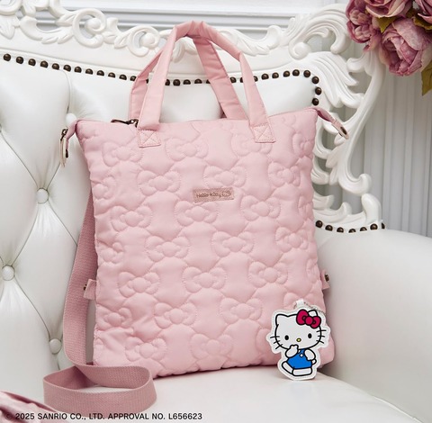 HELLO KITTY リボンな 3wayキルティングBAG BOOK キュートPINK : 雑誌 
