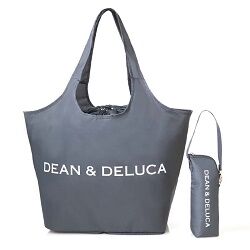 DEAN & DELUCA レジかご買物バッグ+ストラップ付き保冷ボトルケース