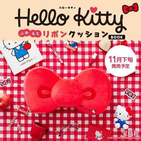 Hello Kitty ふわもちリボンクッション 9