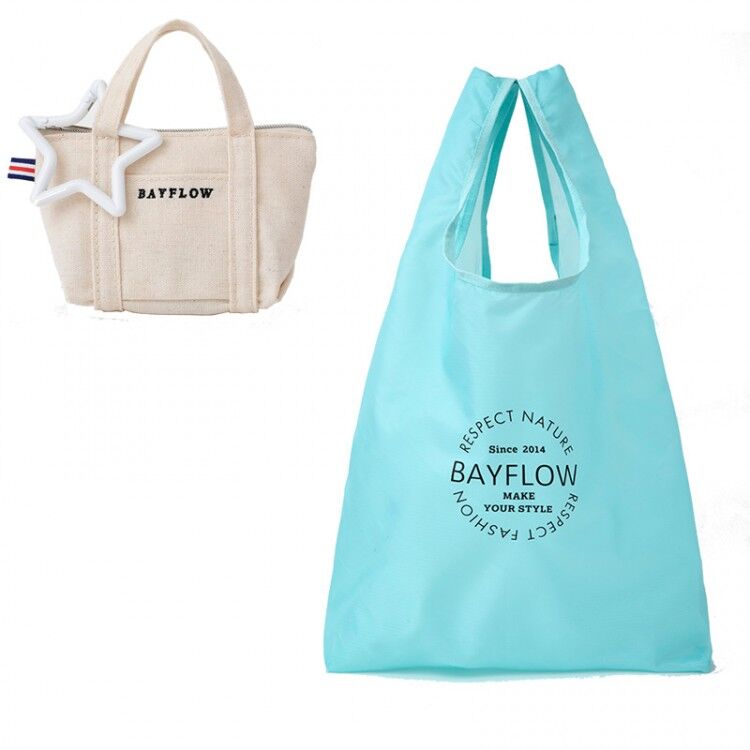 Bayflow Eco Bag Set Book Ivory ムック本付録 エコバッグ 雑誌付録パトロール Bayflow Eco Bag Set Book Ivory ムック本付録 エコバッグ 雑誌付録パトロール