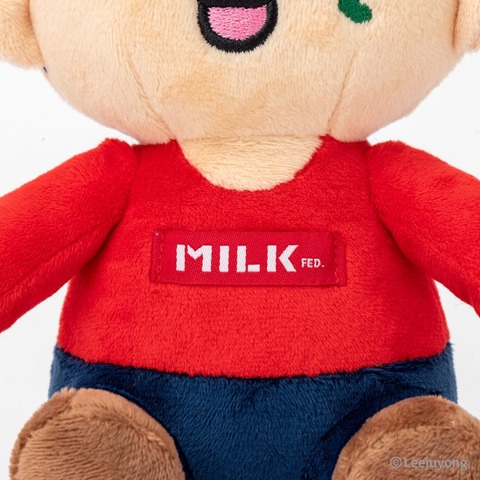 パンパンくんの日常 meets MILKFED. おめかしぬいぐるみポーチ 4