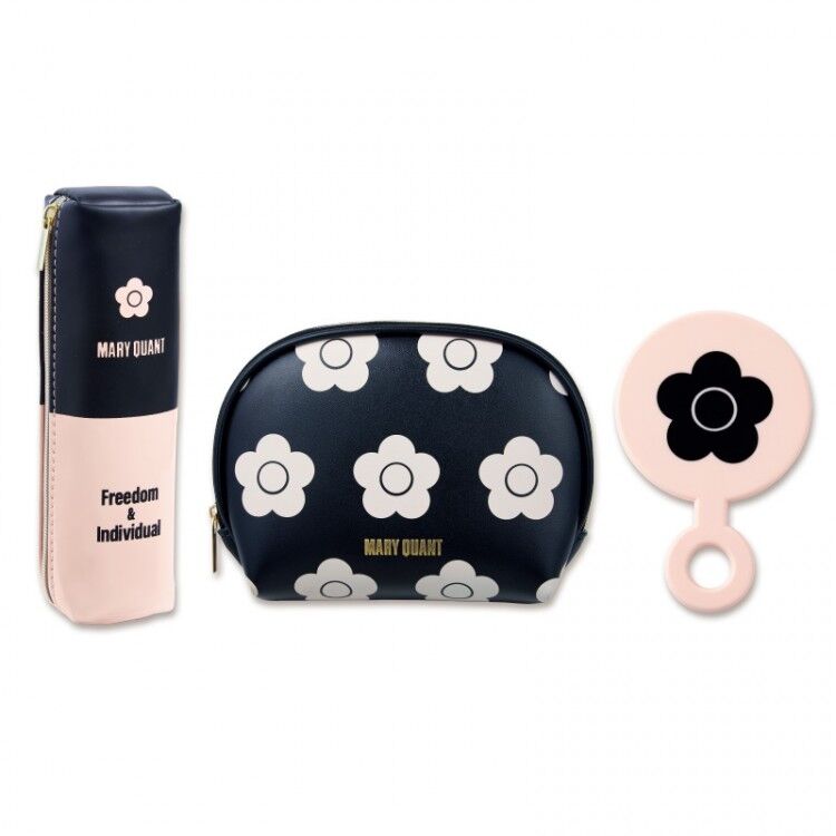 Sweet スウィート 年 5月号 増刊 雑誌付録 マリークヮント デイジー柄ポーチ ミラー マルチポーチの3点セット 雑誌付録 パトロール