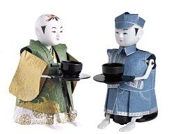からくりロボット ミニ茶運び人形