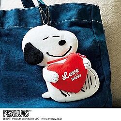 スヌーピー ふわふわWポーチ