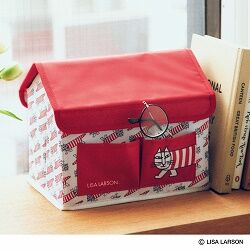 リサ・ラーソン マイキーのハウス形 収納BOX