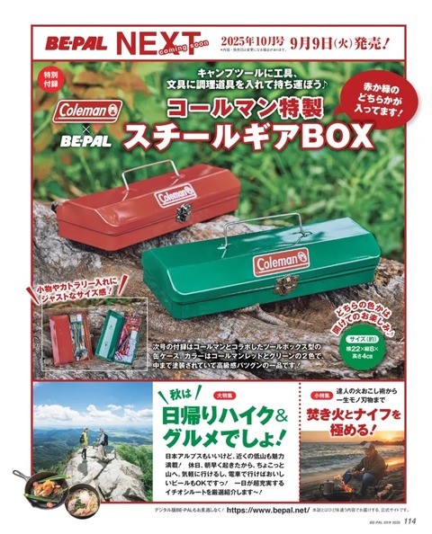 コールマン特製 スチールギアBOX