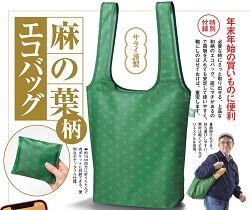 麻の葉柄エコバッグ