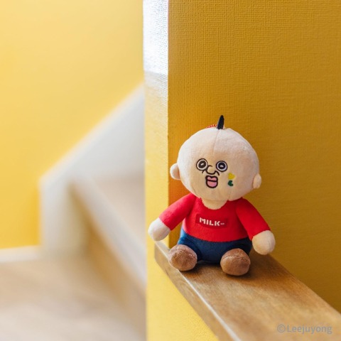 パンパンくんの日常 meets MILKFED. おめかしぬいぐるみポーチ 8