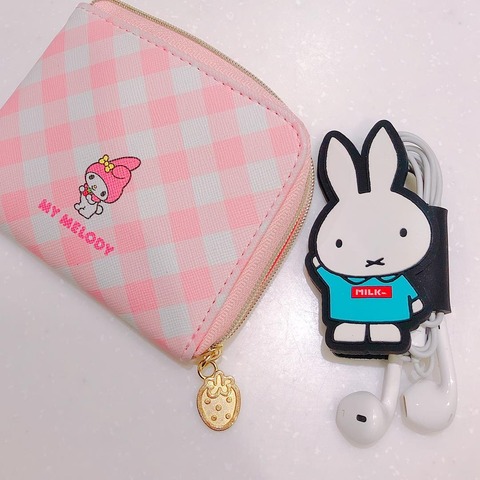 マイメロディ キーチェーン付きマルチミニウォレット