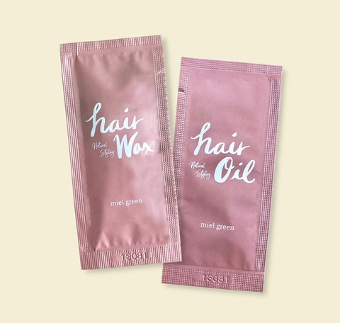 ミエル グリーン ヘアワックス&ヘアオイル