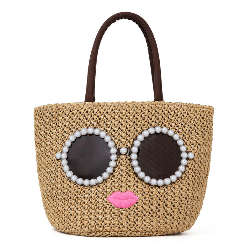 A Jolie Pearl Basket Bag Book ムック本付録 パールサングラスかごバッグ ブラウン 雑誌付録パトロール A Jolie Pearl Basket Bag Book ムック本付録 パールサングラスかごバッグ ブラウン 雑誌付録パトロール
