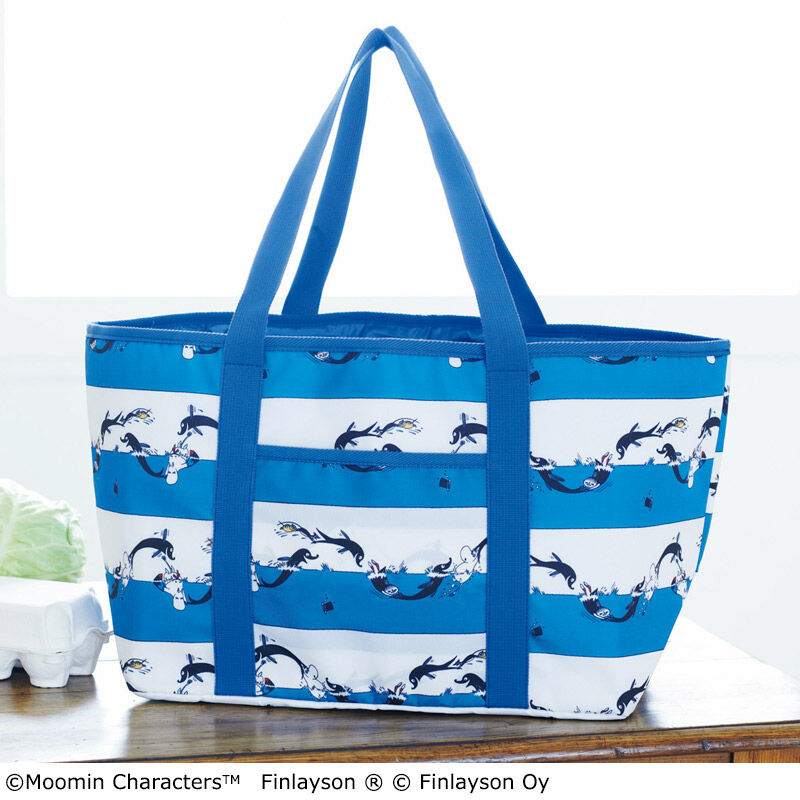 リンネル 21年 7月号 特別号 雑誌付録 ムーミン フィンレイソン レジかごサイズ保冷バッグ 雑誌付録パトロール