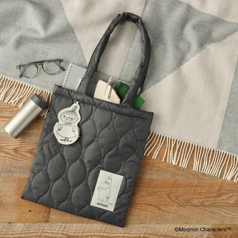 ムーミンのビッグサイズキルティングバック