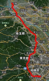 前橋市群馬総社往路